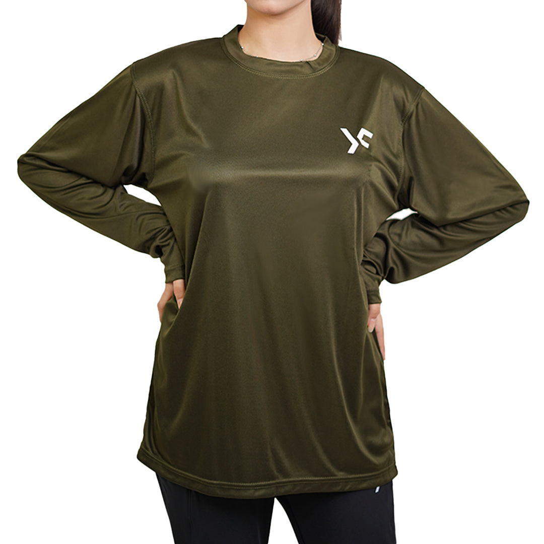 Olive Green Simple Fit Tee Olive Green
