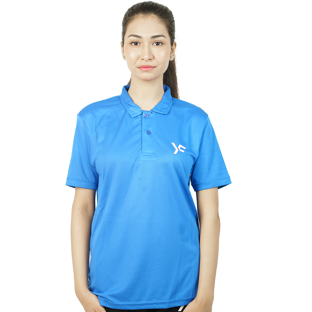 Blue Athleisure Polo