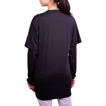 Black Double Sleeves Top