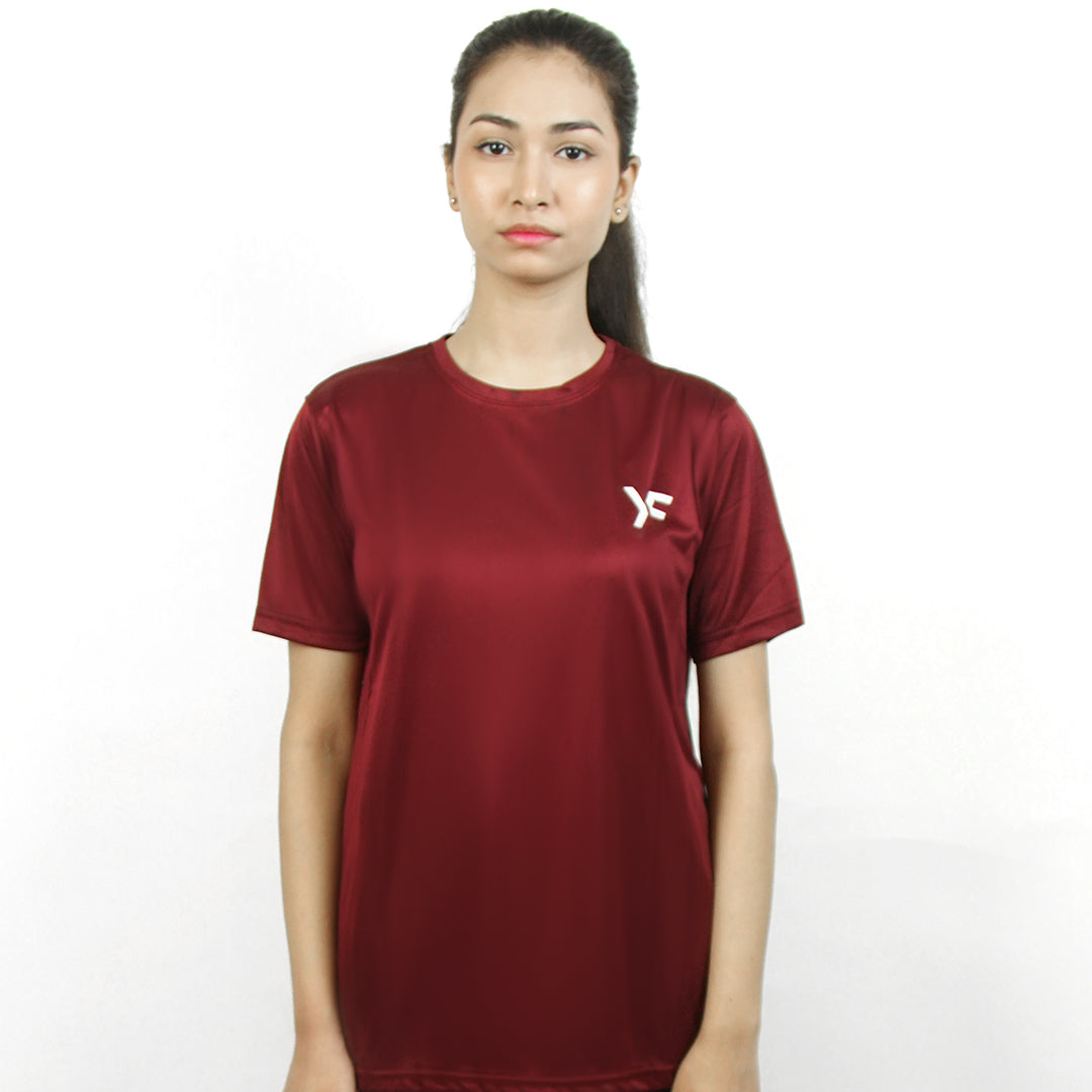 Maroon Active Fit Tee