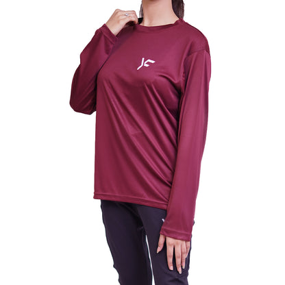 Maroon Simple Fit Tee Maroon