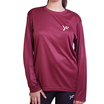 Maroon Simple Fit Tee Maroon
