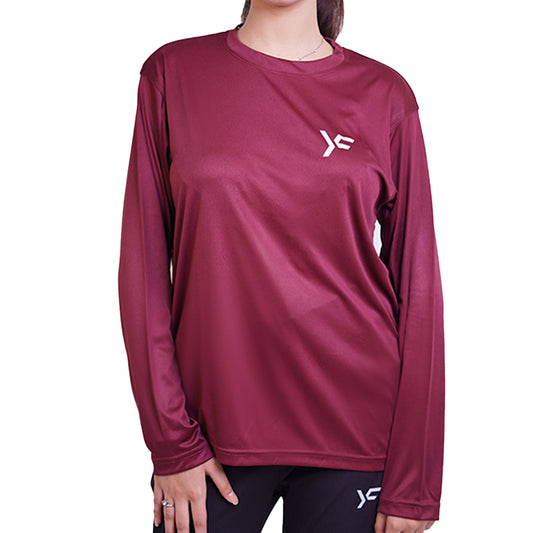 Maroon Simple Fit Tee Maroon