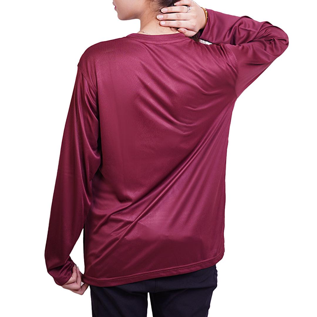 Maroon Simple Fit Tee Maroon