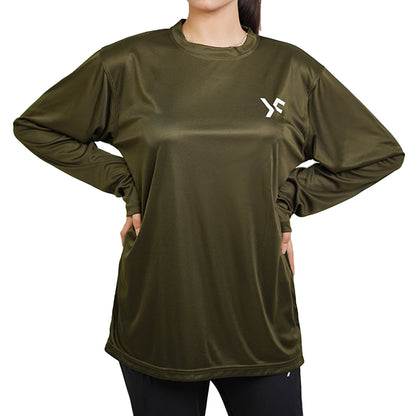 Olive Green Simple Fit Tee Olive Green