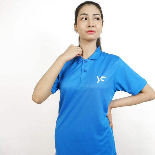 Blue Athleisure Polo