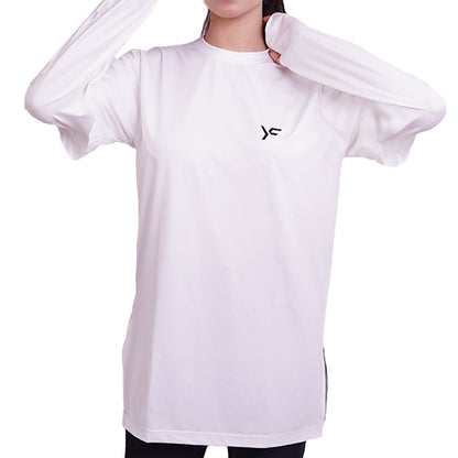 White Double Sleeves Top