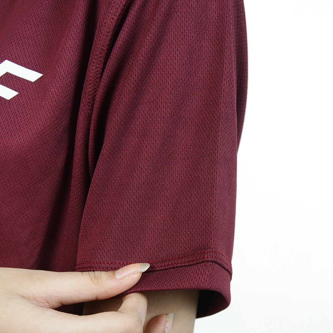 Maroon Athleisure Polo