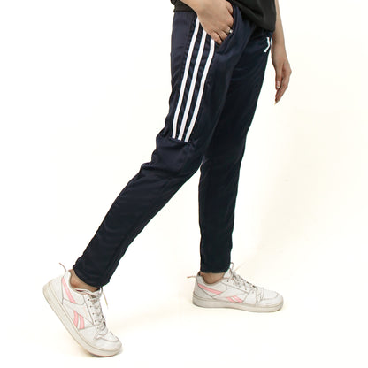 Blue Flex Fit Trouser